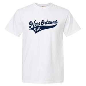 New Orleans Louisiana Retro Throwback Design Classic Garment-Dyed Heavyweight T-Shirt