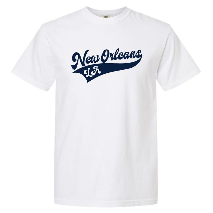 New Orleans Louisiana Retro Throwback Design Classic Garment-Dyed Heavyweight T-Shirt