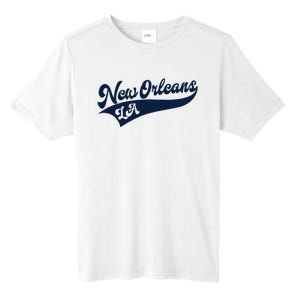 New Orleans Louisiana Retro Throwback Design Classic Tall Fusion ChromaSoft Performance T-Shirt