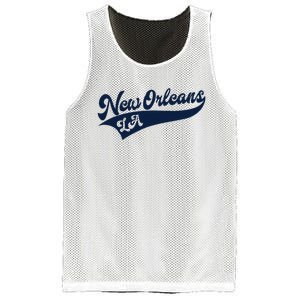 New Orleans Louisiana Retro Throwback Design Classic Mesh Reversible Basketball Jersey Tank