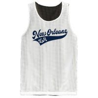 New Orleans Louisiana Retro Throwback Design Classic Mesh Reversible Basketball Jersey Tank