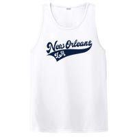 New Orleans Louisiana Retro Throwback Design Classic PosiCharge Competitor Tank