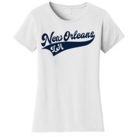 New Orleans Louisiana Retro Throwback Design Classic Women's T-Shirt