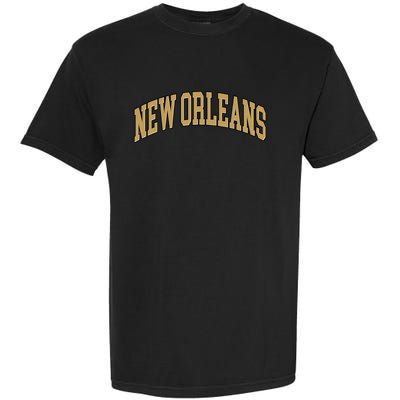 New Orleans Louisiana Throwback Design Print Classic Garment-Dyed Heavyweight T-Shirt