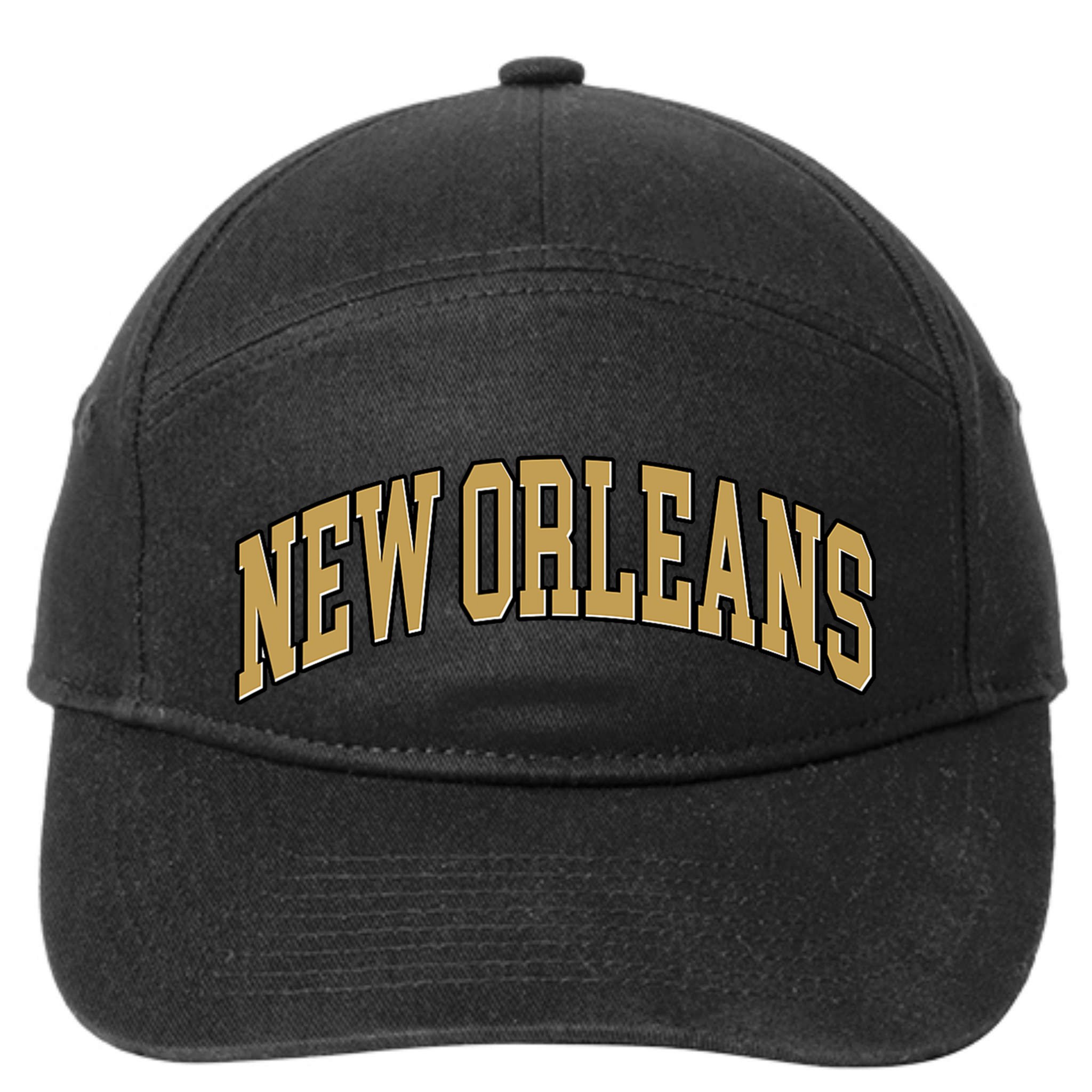 New Orleans Louisiana Throwback Design Print Classic 7-Panel Snapback Hat