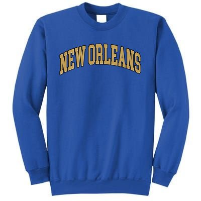 New Orleans Louisiana Throwback Design Print Classic Tall Sweatshirt