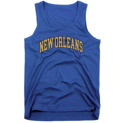 New Orleans Louisiana Throwback Design Print Classic Tank Top