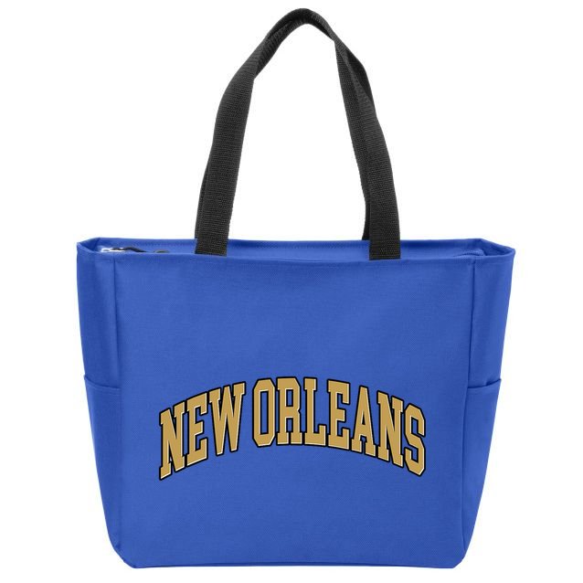 New Orleans Louisiana Throwback Design Print Classic Zip Tote Bag
