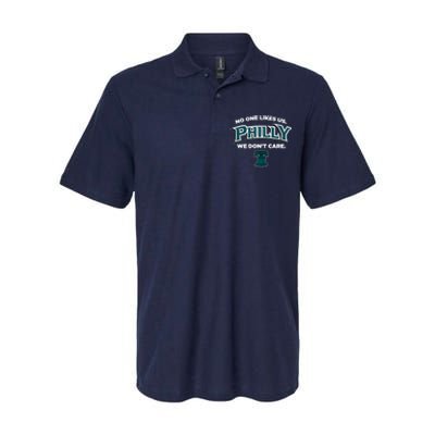 No One Likes Us We Don't Care Philly Philadelphia Softstyle Adult Sport Polo