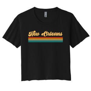 New Orleans Louisiana Women's Crop Top Tee