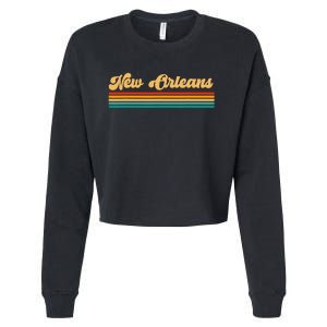 New Orleans Louisiana Cropped Pullover Crew