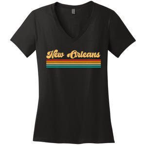 New Orleans Louisiana Women's V-Neck T-Shirt