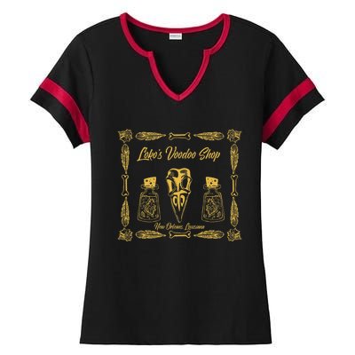 New Orleans Louisiana Voodoo Shop Souvenir Ladies Halftime Notch Neck Tee