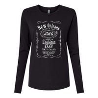 New Orleans Louisiana Usa United States Of America Outdoor Womens Cotton Relaxed Long Sleeve T-Shirt