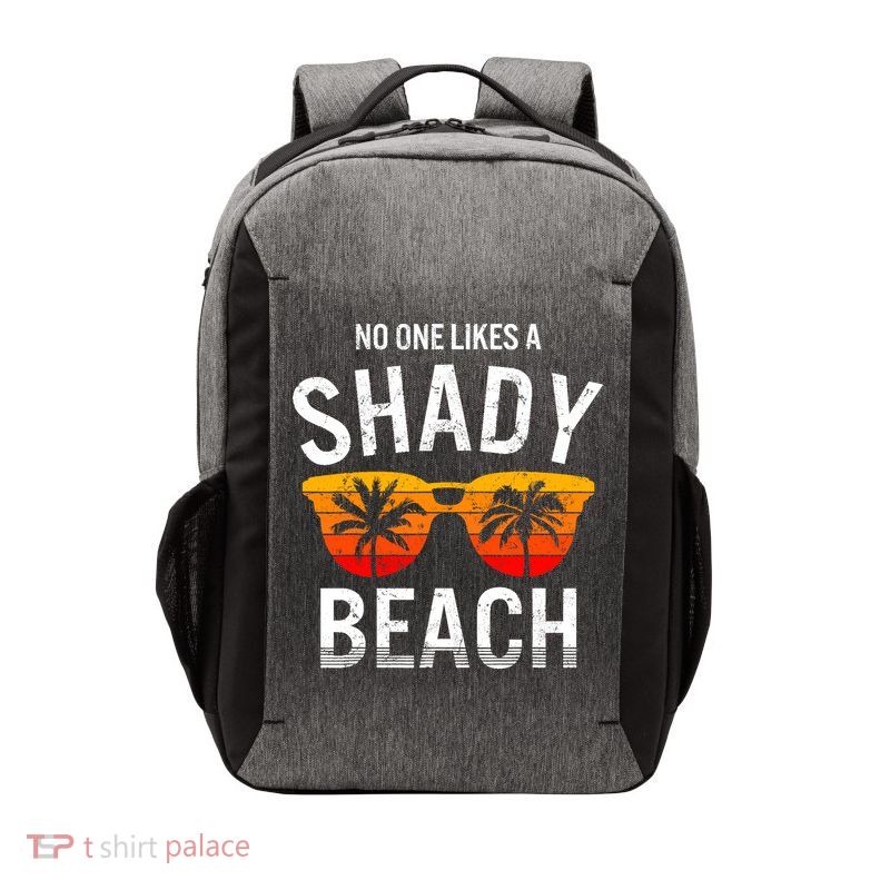 No One Like A Shady Beach Vacay Mode Traveling Surfing Wo Vector Backpack