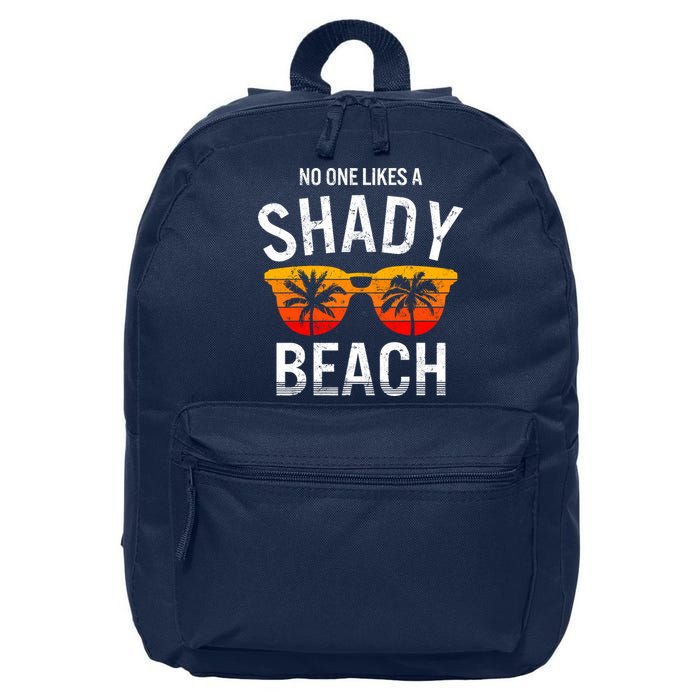 No One Like A Shady Beach Vacay Mode Traveling Surfing Wo 16 in Basic Backpack