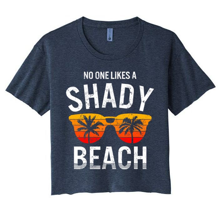 No One Like A Shady Beach Vacay Mode Traveling Surfing Wo Crop Top