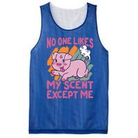 No One Likes My Scent Except Me Funny Farting Pig Funny Gift Mesh Reversible Basketball Jersey Tank