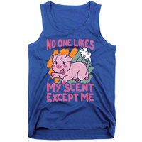 No One Likes My Scent Except Me Funny Farting Pig Funny Gift Tank Top