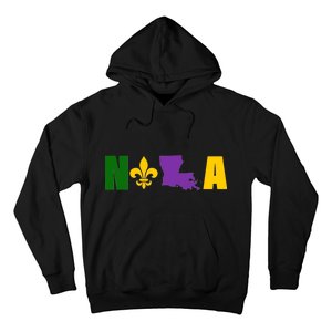 Nola Mardi Gras New Orleans Hoodie