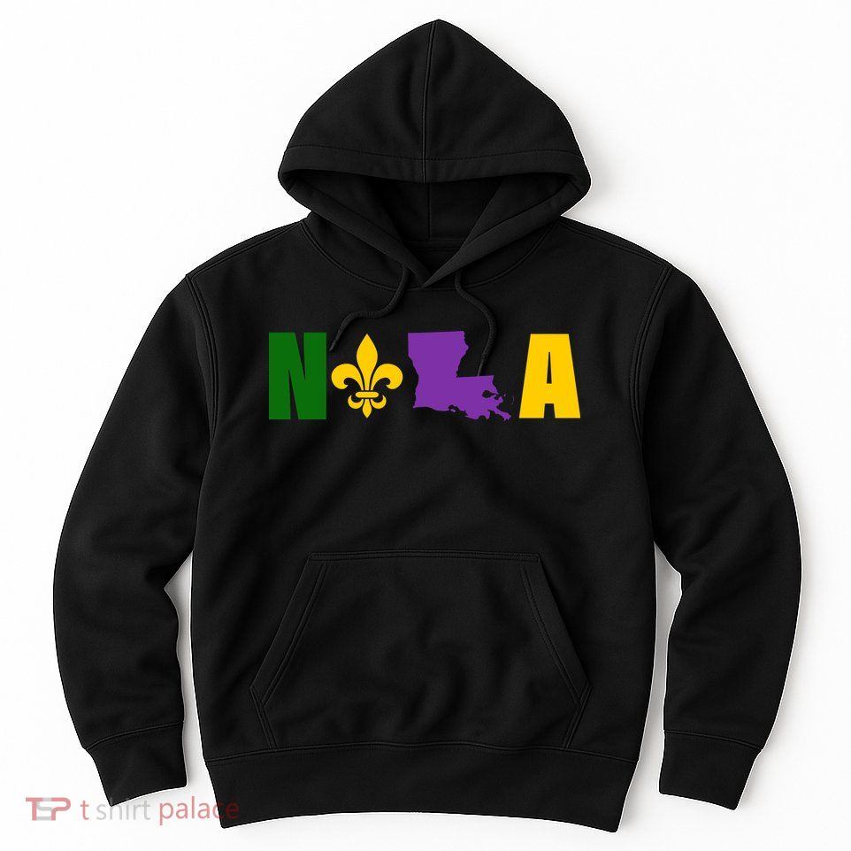 Nola Mardi Gras New Orleans Hoodie