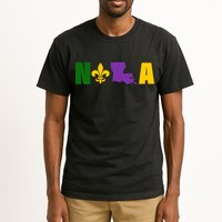 Nola Mardi Gras New Orleans Tall T-Shirt