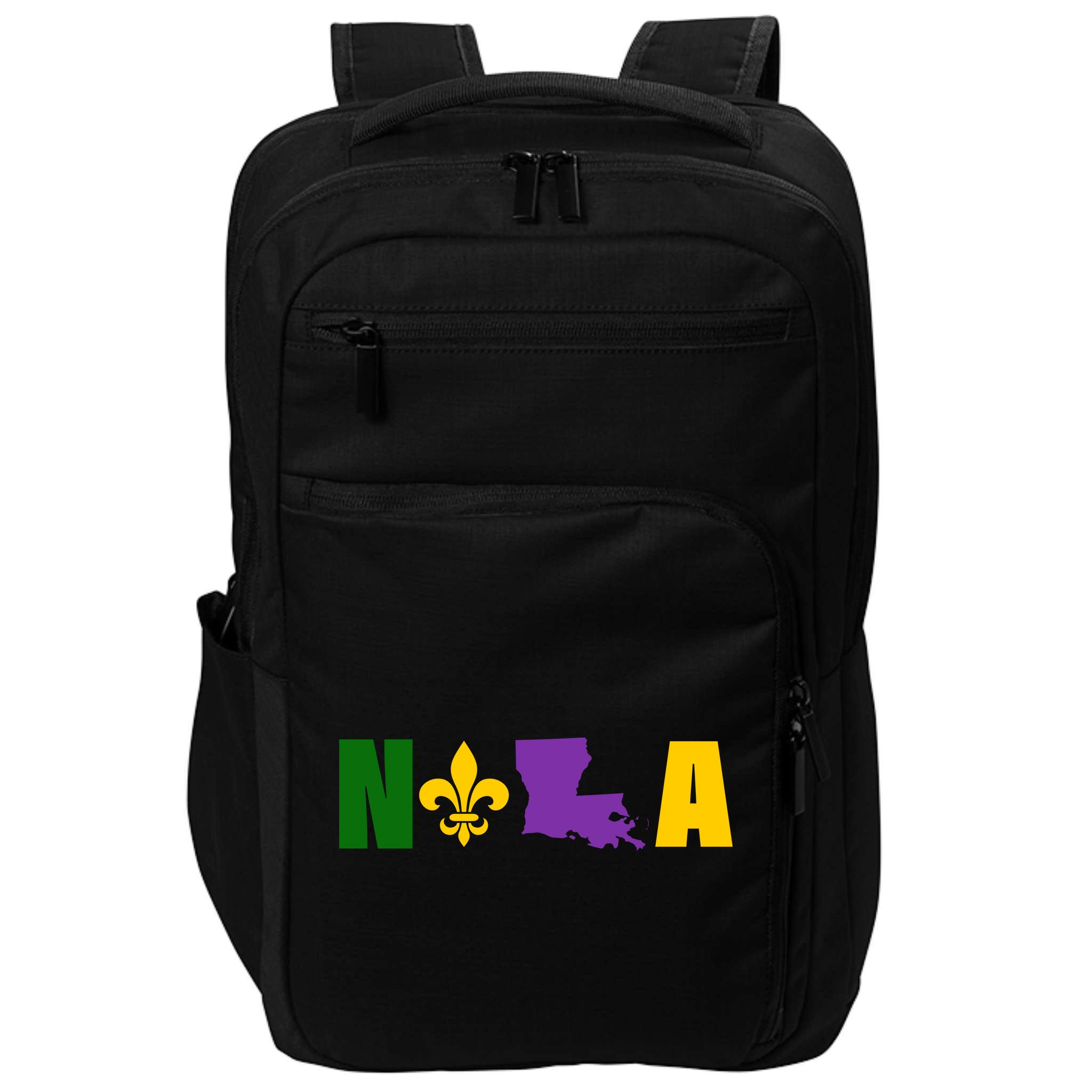 Nola Mardi Gras New Orleans Impact Tech Backpack