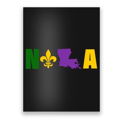 Nola Mardi Gras New Orleans Poster