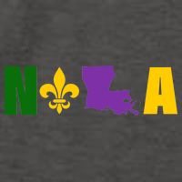Nola Mardi Gras New Orleans Vector Backpack