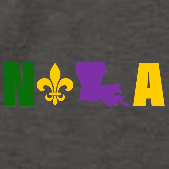 Nola Mardi Gras New Orleans Vector Backpack