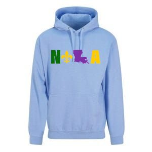 Nola Mardi Gras New Orleans Unisex Surf Hoodie