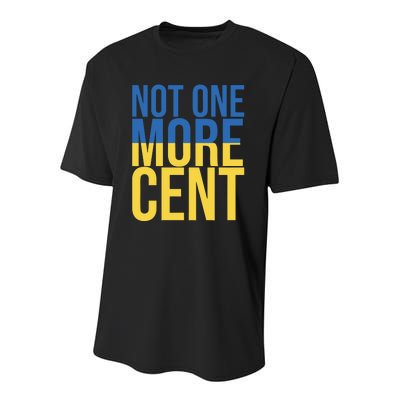 Not One More Cent Youth Performance Sprint T-Shirt