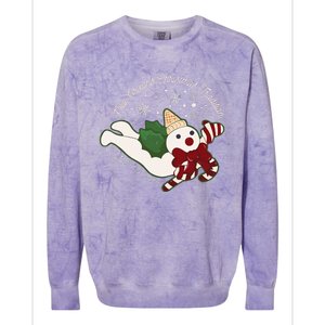 New Orleans Mr Bingle Christmas Tradition Snowmen Christmas Colorblast Crewneck Sweatshirt