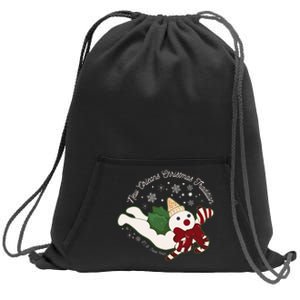 New Orleans Mr Bingle Christmas Tradition Snowmen Christmas Sweatshirt Cinch Pack Bag