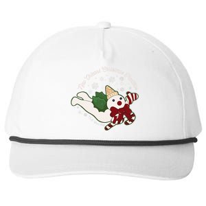 New Orleans Mr Bingle Christmas Tradition Snowmen Christmas Snapback Five-Panel Rope Hat