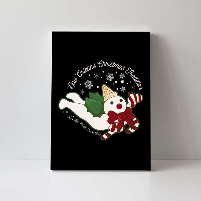 New Orleans Mr Bingle Christmas Tradition Snowmen Christmas Canvas