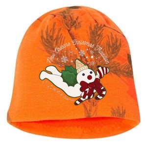 New Orleans Mr Bingle Christmas Tradition Snowmen Christmas Kati - Camo Knit Beanie