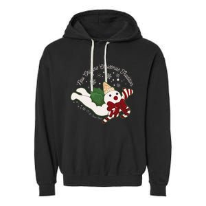 New Orleans Mr Bingle Christmas Tradition Snowmen Christmas Garment-Dyed Fleece Hoodie