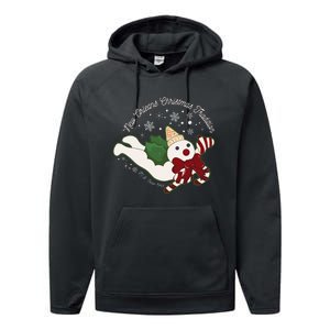 New Orleans Mr Bingle Christmas Tradition Snowmen Christmas Performance Fleece Hoodie