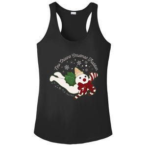 New Orleans Mr Bingle Christmas Tradition Snowmen Christmas Ladies PosiCharge Competitor Racerback Tank