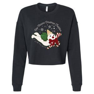 New Orleans Mr Bingle Christmas Tradition Snowmen Christmas Cropped Pullover Crew