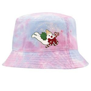 New Orleans Mr Bingle Christmas Tradition Snowmen Christmas Tie-Dyed Bucket Hat