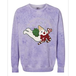 New Orleans Mr Bingle Christmas Tradition Snowmen Christmas Colorblast Crewneck Sweatshirt