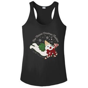 New Orleans Mr Bingle Christmas Tradition Snowmen Christmas Ladies PosiCharge Competitor Racerback Tank