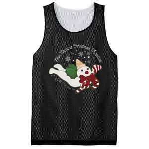 New Orleans Mr Bingle Christmas Tradition Snowmen Christmas Mesh Reversible Basketball Jersey Tank