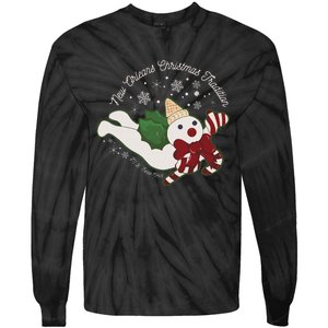 New Orleans Mr Bingle Christmas Tradition Snowmen Christmas Tie-Dye Long Sleeve Shirt