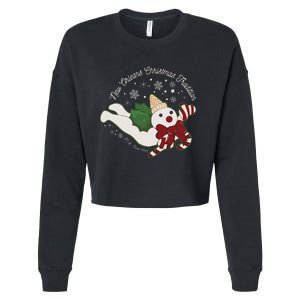 New Orleans Mr Bingle Christmas Tradition Snowmen Christmas Cropped Pullover Crew