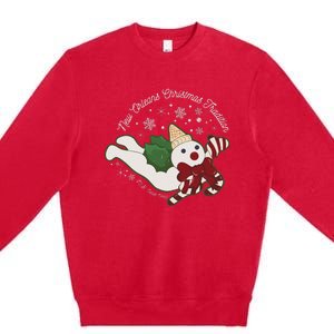 New Orleans Mr Bingle Christmas Tradition Snowmen Christmas Premium Crewneck Sweatshirt