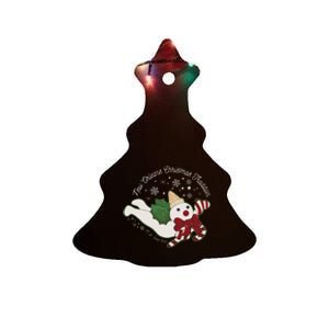 New Orleans Mr Bingle Christmas Tradition Snowmen Christmas Ceramic Tree Ornament