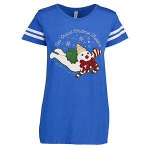 New Orleans Mr Bingle Christmas Tradition Snowmen Christmas Enza Ladies Jersey Football T-Shirt